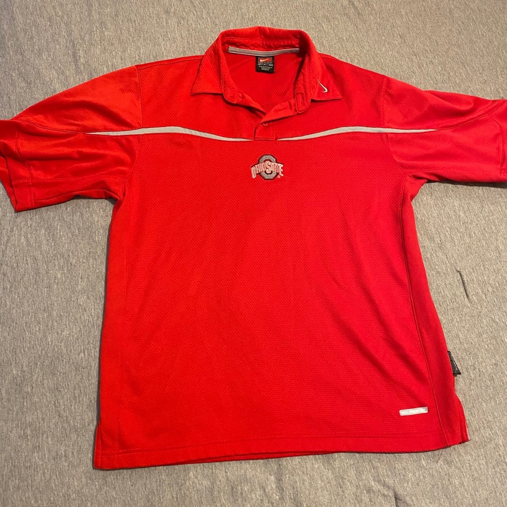 Nike Ohio State Polo - Authentic Team Apparel